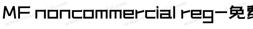 MF noncommercial reg字体转换